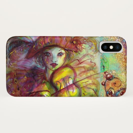 VENEZIANISCH MASQUERADE / HARLEQUIN Case-Mate iPhone HÜLLE (Rückseite (Horizontal))