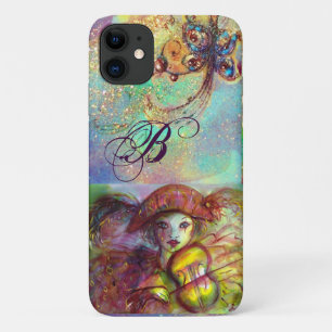VENEZIANISCH MASQUERADE/HARLEQUIN-MONOGRAMM Case-Mate iPhone HÜLLE