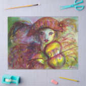 VENEZIANISCH MASQUERADE / HARLEQUIN VIOLIN PLAYER SEIDENPAPIER (Basteln)