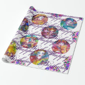 VENEZIANISCH MASQUERADE MARDI GRAS MASKS Geburtsta Geschenkpapier (Ungerollt)