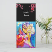 VENEZIANISCH MASQUERADE / MUSIKNOKURN EINLADUNG (Stehend Vorderseite)