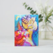 VENEZIANISCH MASQUERADE / MUSIKNOKURN POSTKARTE (Stehend Vorderseite)