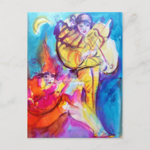 VENEZIANISCH MASQUERADE / MUSIKNOKURN POSTKARTE