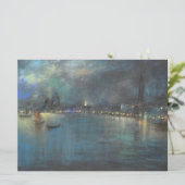 Venezianisch Nocturne (von Glenn Cooper Henshaw) Karte (Stehend Vorderseite)