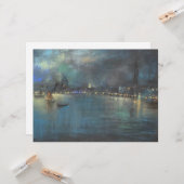 Venezianisch Nocturne (von Glenn Cooper Henshaw) Karte (Vorderseite/Rückseite Beispiel)