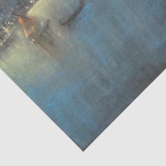 Venezianisch Nocturne (von Glenn Cooper Henshaw) Seidenpapier (Detail)