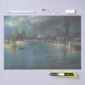 Venezianisch Nocturne (von Glenn Cooper Henshaw) Seidenpapier (Handwerk)