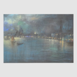 Venezianisch Nocturne (von Glenn Cooper Henshaw) Seidenpapier