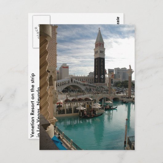 VENEZIANISCH POSTKARTE (Vorne/Hinten)