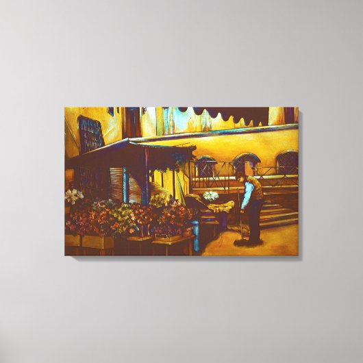 Venezianisch Venditore Leinwanddruck (Vorderseite)