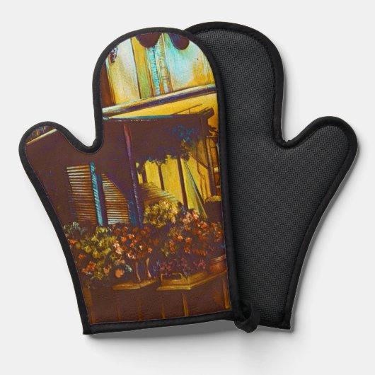 Venezianisch Venditore Ofenhandschuh (Vorderseite/Rückseite)
