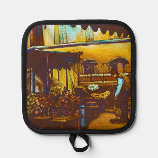 Venezianisch Venditore Topflappen (Vorderseite)