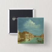 Venezianische Ansicht, 18. Jahrhundert Button (Vorne & Hinten)
