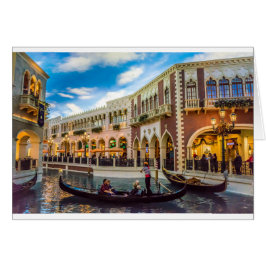 Venezianische Architektur des Kanals von Las Vegas