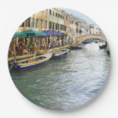 Venezianische Cafés Pappteller (Vorderseite)