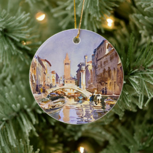 Venezianische Elegance von John Singer Sargent Keramik Ornament