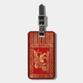 Venezianische Flagge Gepäckanhänger (Vorderseite vertikal)