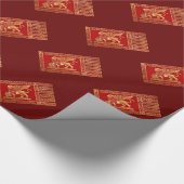 Venezianische Flagge Geschenkpapier (Ecke)
