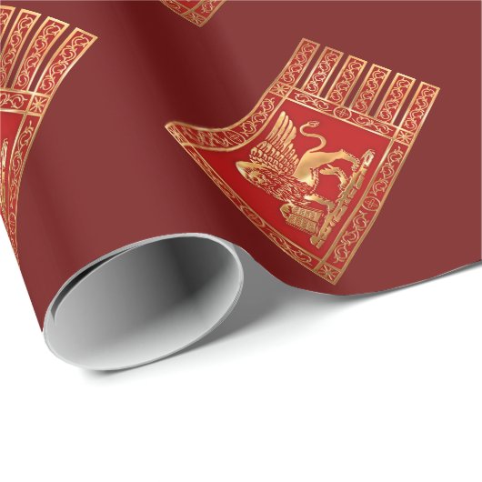Venezianische Flagge Geschenkpapier (Rolleneckpunkt)