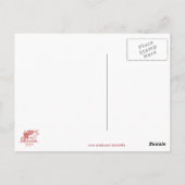 Venezianische Flagge Postkarte (Rückseite)