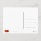 Venezianische Flagge Postkarte (Rückseite)