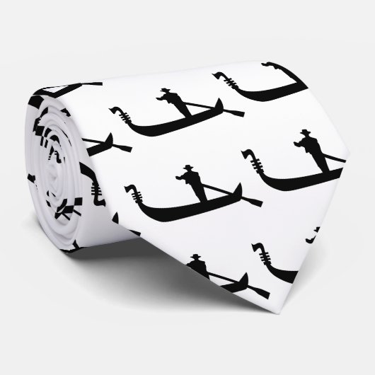 venezianische Gondel Krawatte (Gerollt)