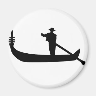 venezianische Gondel Magnet