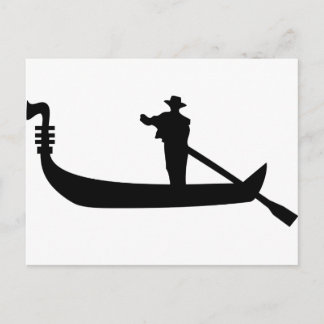 venezianische Gondel Postkarte