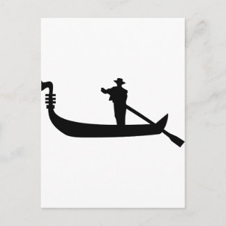 venezianische Gondel Postkarte