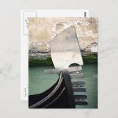 Venezianische Gondel-Postkarte Postkarte (Vorne/Hinten)