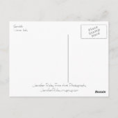 Venezianische Gondel-Postkarte Postkarte (Rückseite)