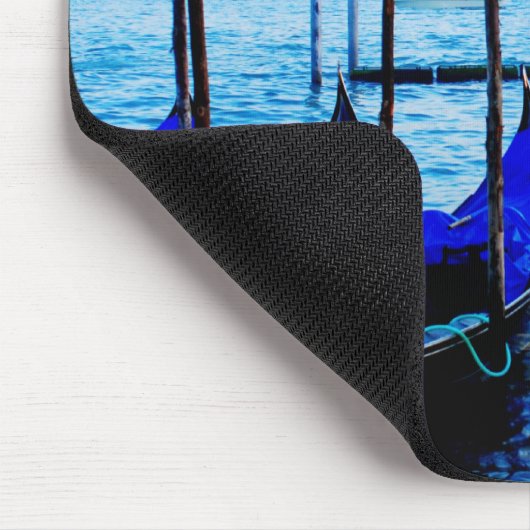 Venezianische Gondeln Mousepad (Ecke)