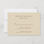 Venezianische Gondeln - RSVP-Karten RSVP Karte (Rückseite)