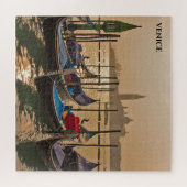 Venezianische Gondeln, Venedig Italien Jigsaw Puzz Puzzle (Horizontal)