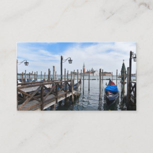 Venezianische Gondeln Visitenkarte