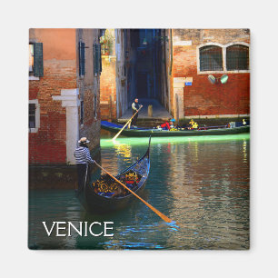 Venezianische Gondolieri Magnet