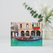 Venezianische Gondoliers Postcard Postkarte (Stehend Vorderseite)