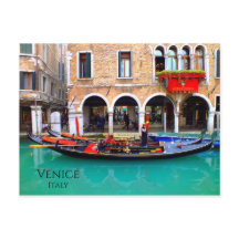 Venezianische Gondoliers Postcard