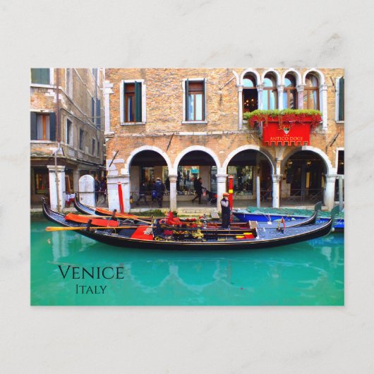 Venezianische Gondoliers Postcard Postkarte (Vorderseite)