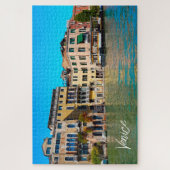 Venezianische Herrenhäuser im Grand Canal von Vene Puzzle (Vertikal)