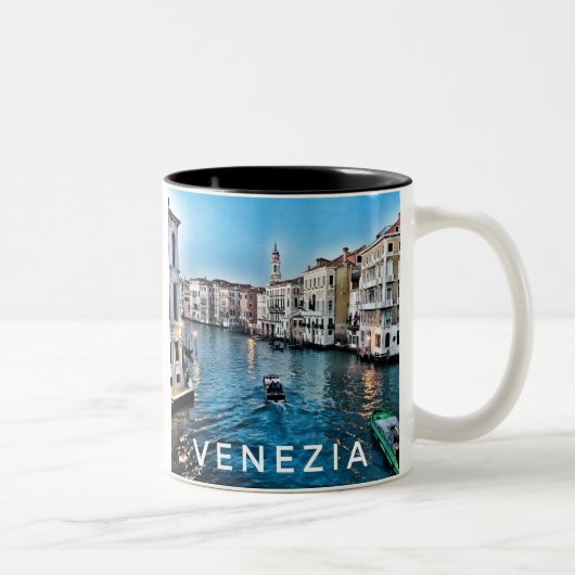 Venezianische Kanal-Tasse Zweifarbige Tasse (Rechts)