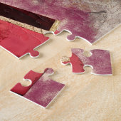 Venezianische Karnevalmaske und Kostüme. Puzzle (Seite)