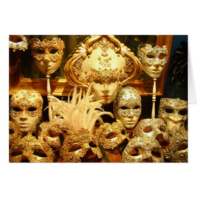 Venezianische Karnevals-Masken (Vorderseite (Horizontal))