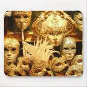 Venezianische Karnevals-Masken Mousepad (Vorne)