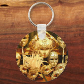 Venezianische Karnevalsmasken Schlüsselanhänger (Vorderseite)