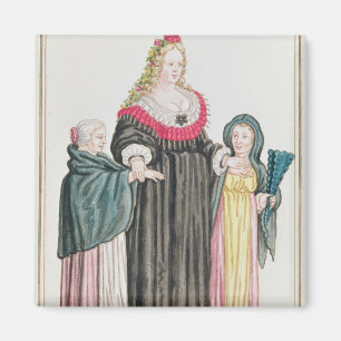 Venezianische Kurtisane Magnet