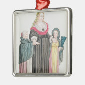 Venezianische Kurtisane Ornament Aus Metall (Links)