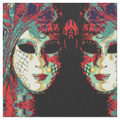 Venezianische Lady Mask Stoff (Nahaufnahme)