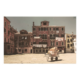 venezianische Landschaft im Vintage-Stil Fotodruck