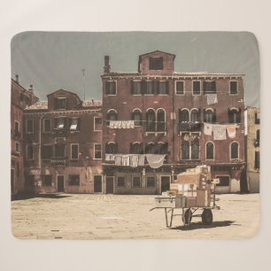 venezianische Landschaft im Vintage-Stil Sherpadecke